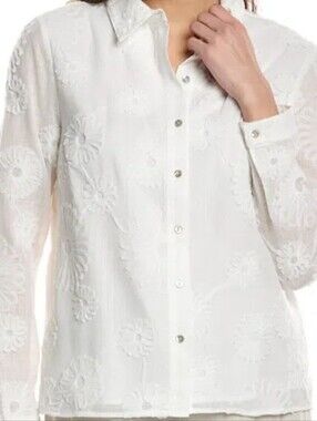 Nannette White Women's Button-Down Shirt